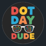 Adesivo Redondo Camisa Do Dia Do Ponto Para Crianças Meninas Menin<br><div class="desc">Camisa Do Dia Do Ponto Para Crianças Meninas Meninas Jovens Dutos Cara Gles 2</div>