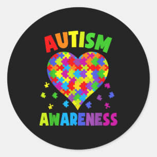 Adesivo Redondo Camisa do Dia Mundial do Autismo 2 Abril 2021 Au