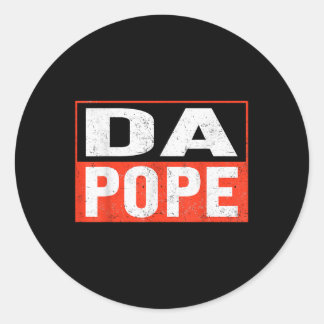 Adesivo Redondo Camisa do Papa Bobby Chicago - Engraçado Da Popula