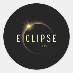 Adesivo Redondo Camisa Eclipse Solar Eclipse Total Eclipse Solar 2