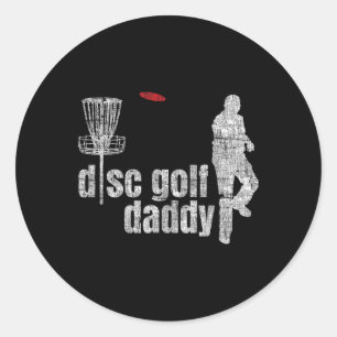 Adesivo Redondo Camisa Legal Frolf Disc Golf Daddy 