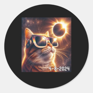 Adesivo Redondo Camisa Solar 2024 Óculos De Visto Eclipse