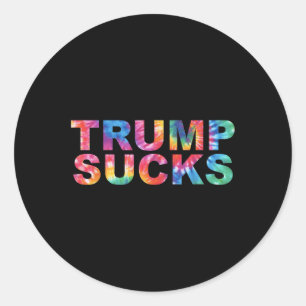 Adesivo Redondo Camisas Anti-Trump