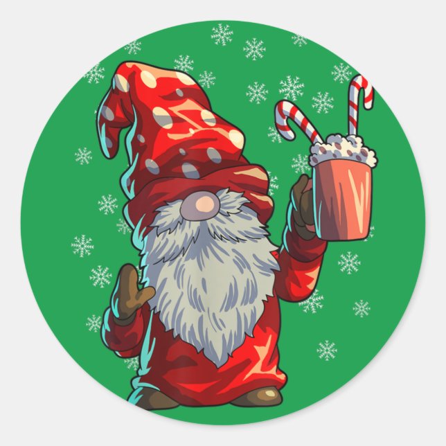 Adesivo Redondo Camisas de Natal Homens Mulheres Xadrez Vermelho d (Frente)