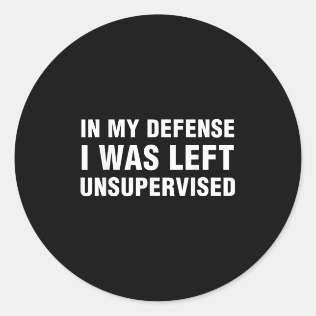 Adesivo Redondo Camisas Engraçadas Para Homens, Teto Sarcástico Em (Frente)