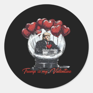 Adesivo Redondo Camisas Feias Trump é Meu Namorado Trump Va