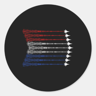 Adesivo Redondo Camisas Patriotas Para Homens Jato 4 De Julho Cami