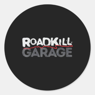Adesivo Redondo Camiseta Adulta do Logotipo Roadkill a moto.png