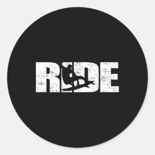 Adesivo Redondo Camiseta De Surf Wakesurf Surfar Surfista Desperta