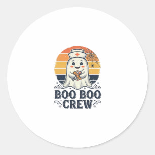 Adesivo Redondo Camiseta Desi do Fantasma Enfermeira Bonito Boo Bo