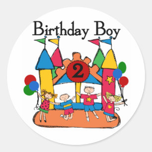 Adesivo Redondo Camiseta e presentes grandes do segundo