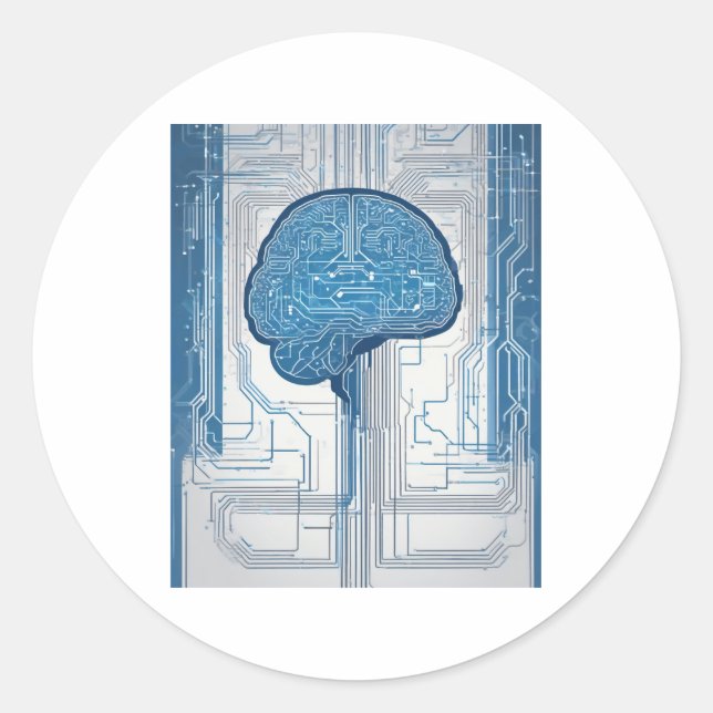 Adesivo Redondo Camiseta Geométrica Código do Desenvolvedor para S (Frente)