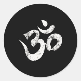 Adesivo Redondo Camiseta Hindu Om Camisa Hinduísmo Camiseta Om Yog