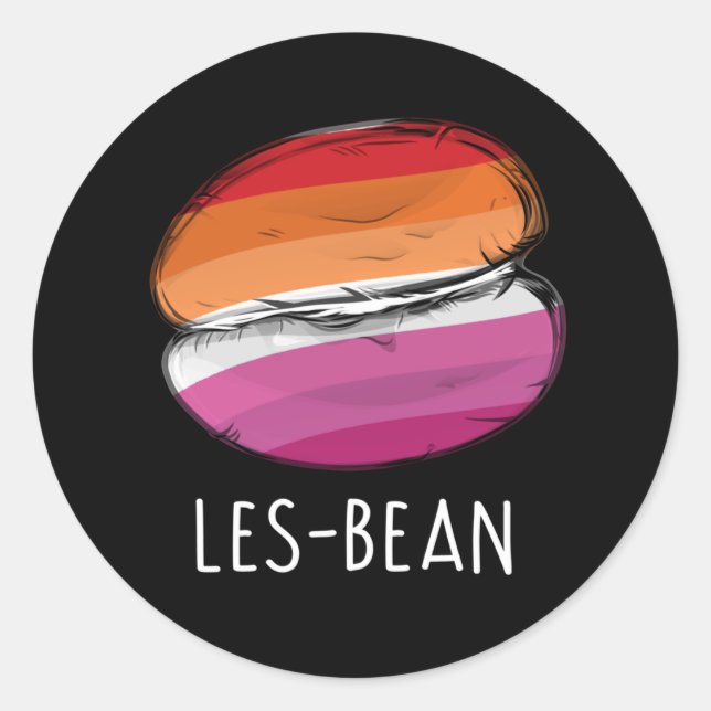 Adesivo Redondo Camiseta LES-BEAN (Frente)