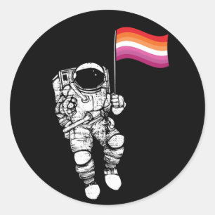 Adesivo Redondo Camiseta LESBIANA MOONWOMAN
