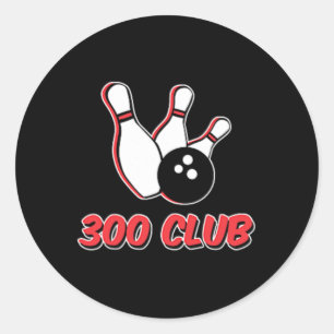 Adesivo Redondo Camiseta Logo Bowler 300 Club