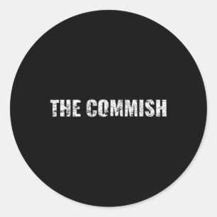 Adesivo Redondo Camiseta Mens The Commish - Comissário de Futebol 