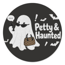Camiseta Petty & Haunted Ghost | Desenho Glam de H