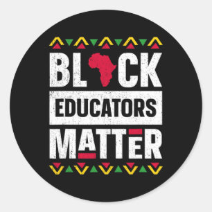 Adesivo Redondo Camiseta Problema Educadores Negros Professor Hist
