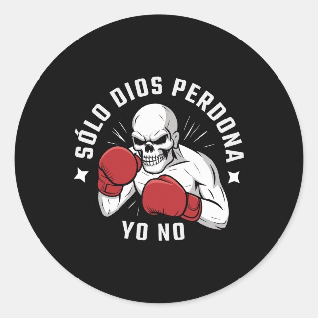 Adesivo Redondo Camiseta Sólo Dios Perdona (Frente)