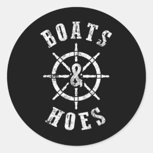 Adesivo Redondo Camisetas Náuticas Para Homens Barcos E Garotas Bo