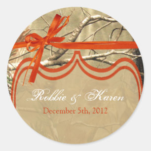 Adesivo Redondo Camoflouge Camo Camo Oran, de 6 a 3 pol., a favor 