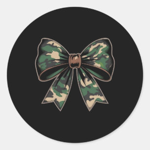 Adesivo Redondo Camouflage Arco Camo Camo Coquette Arco Hunting