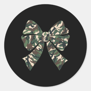 Adesivo Redondo Camouflage Arco Camo Camo Coquette Arco Hunting