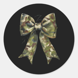 Adesivo Redondo Camouflage Arco Camo Camo Coquette Arco Hunting