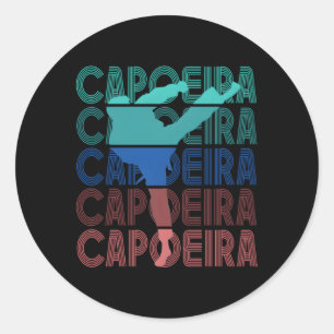 Adesivo Redondo Campanha de treinamento em cabapeira