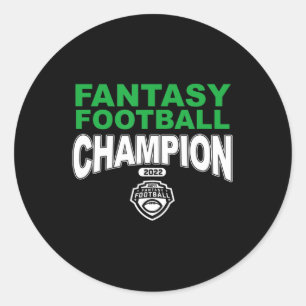 Adesivo Redondo Campeão de Futebol Fantasy Vinte e Dois