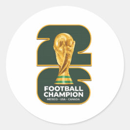 Adesivo Redondo Campeonato Mundial de Futebol de 2026