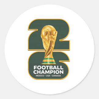 Adesivo Redondo Campeonato Mundial de Futebol de 2026