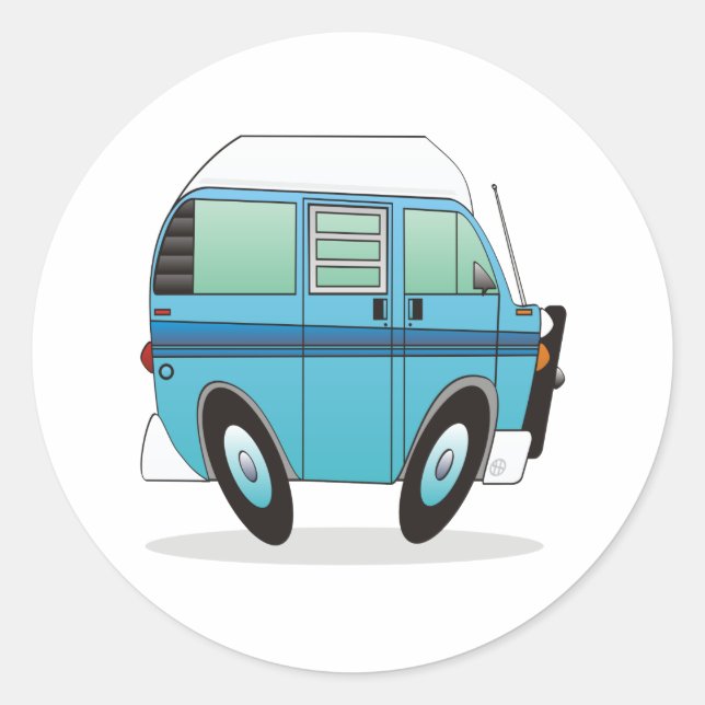 Adesivo Redondo Camper (Frente)