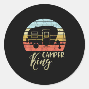Adesivo Redondo Camper King Cly Sy Smart Y Combinação de Casais