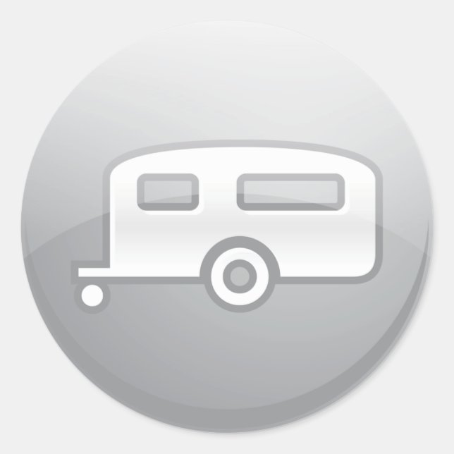 Adesivo Redondo Camper Trailer (Frente)