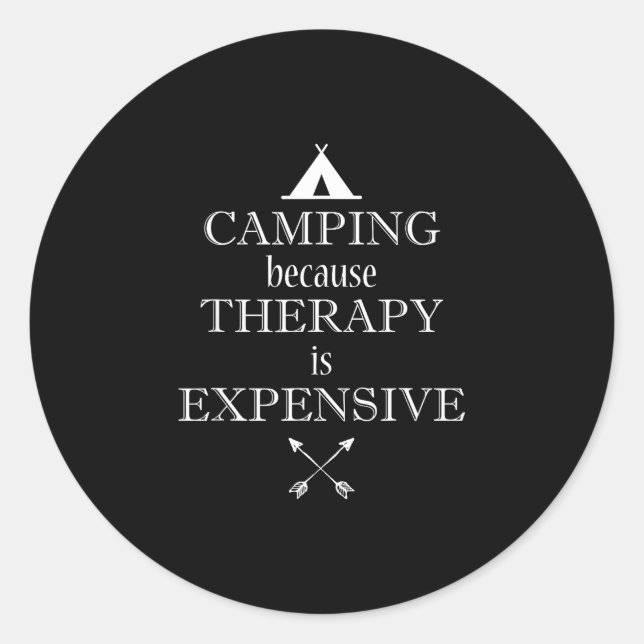 Adesivo Redondo Camping  (Frente)