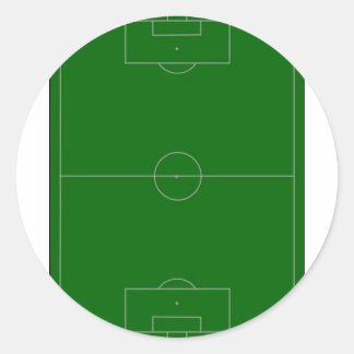 Adesivo Redondo campo de futebol