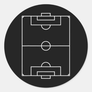 Adesivo Redondo Campo de Futebol Gr Campo Estádio Esporte