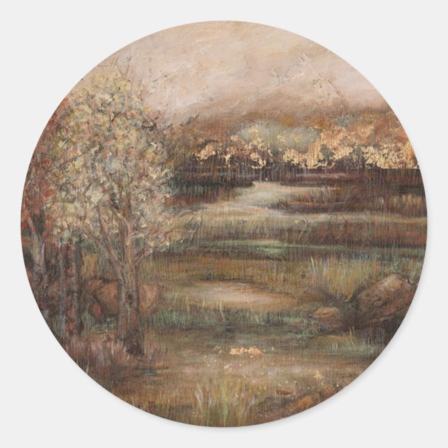 Adesivo Redondo Campo de Sonhos I (Frente)