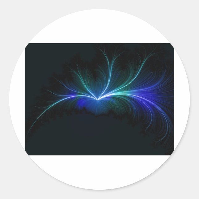 Adesivo Redondo campo magnético... ou algo assim... (Frente)