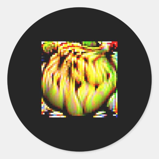 Adesivo Redondo Camuflagem De Reconhecimento Anti-Facial Adversári (Frente)