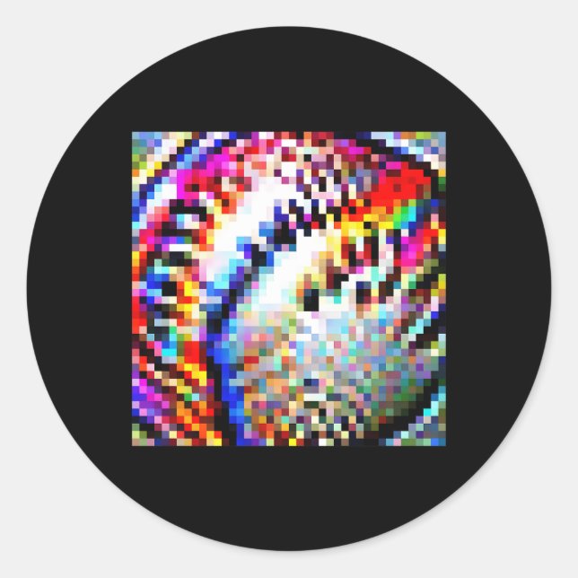 Adesivo Redondo Camuflagem De Reconhecimento Anti-Facial Adversári (Frente)