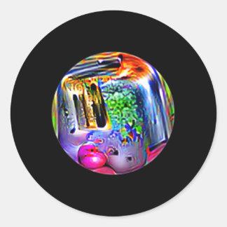 Adesivo Redondo Camuflagem De Reconhecimento Anti-Facial Adversári