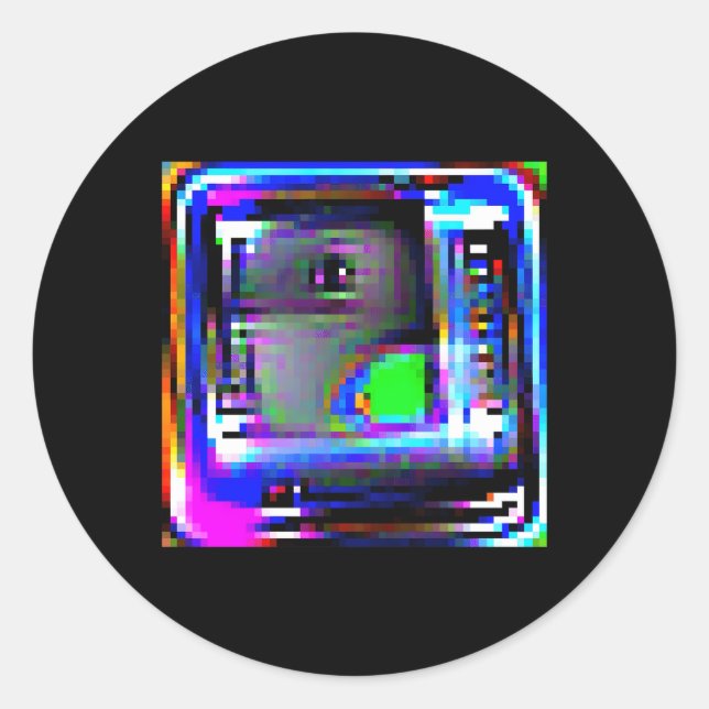 Adesivo Redondo Camuflagem De Reconhecimento Anti-Facial Adversári (Frente)