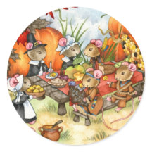 Camundongos de Ação de Graças - Picaretas Bonitas