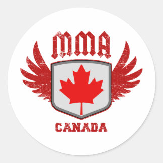 Adesivo Redondo Canadá