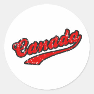Adesivo Redondo Canadá