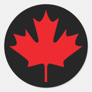 Adesivo Redondo Canadá