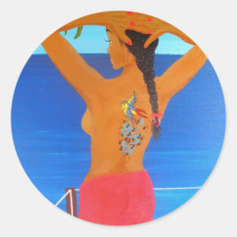 Adesivo Redondo Canavieira